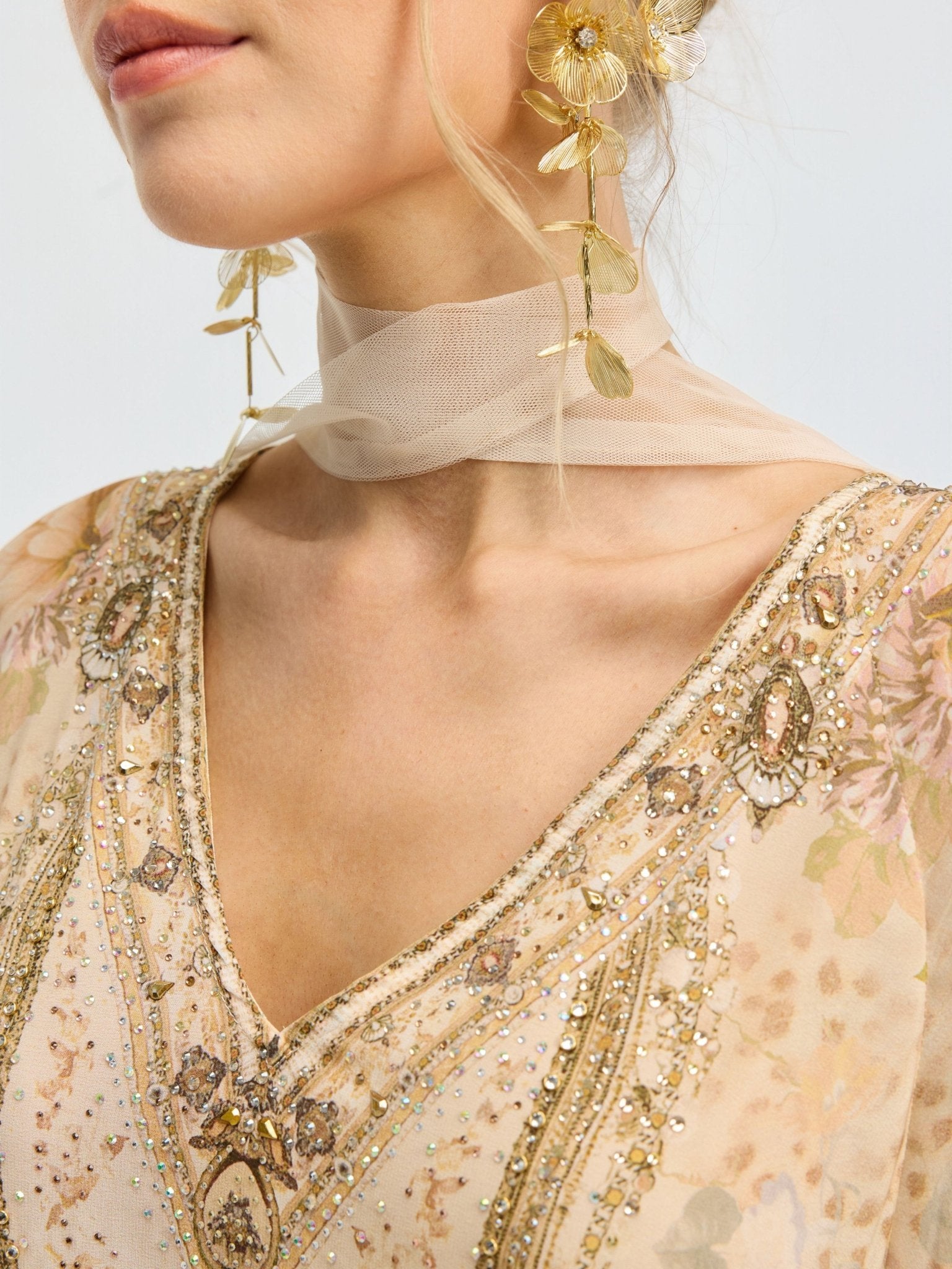 Architectural Print Mulberry Silk Dress - Social Queen