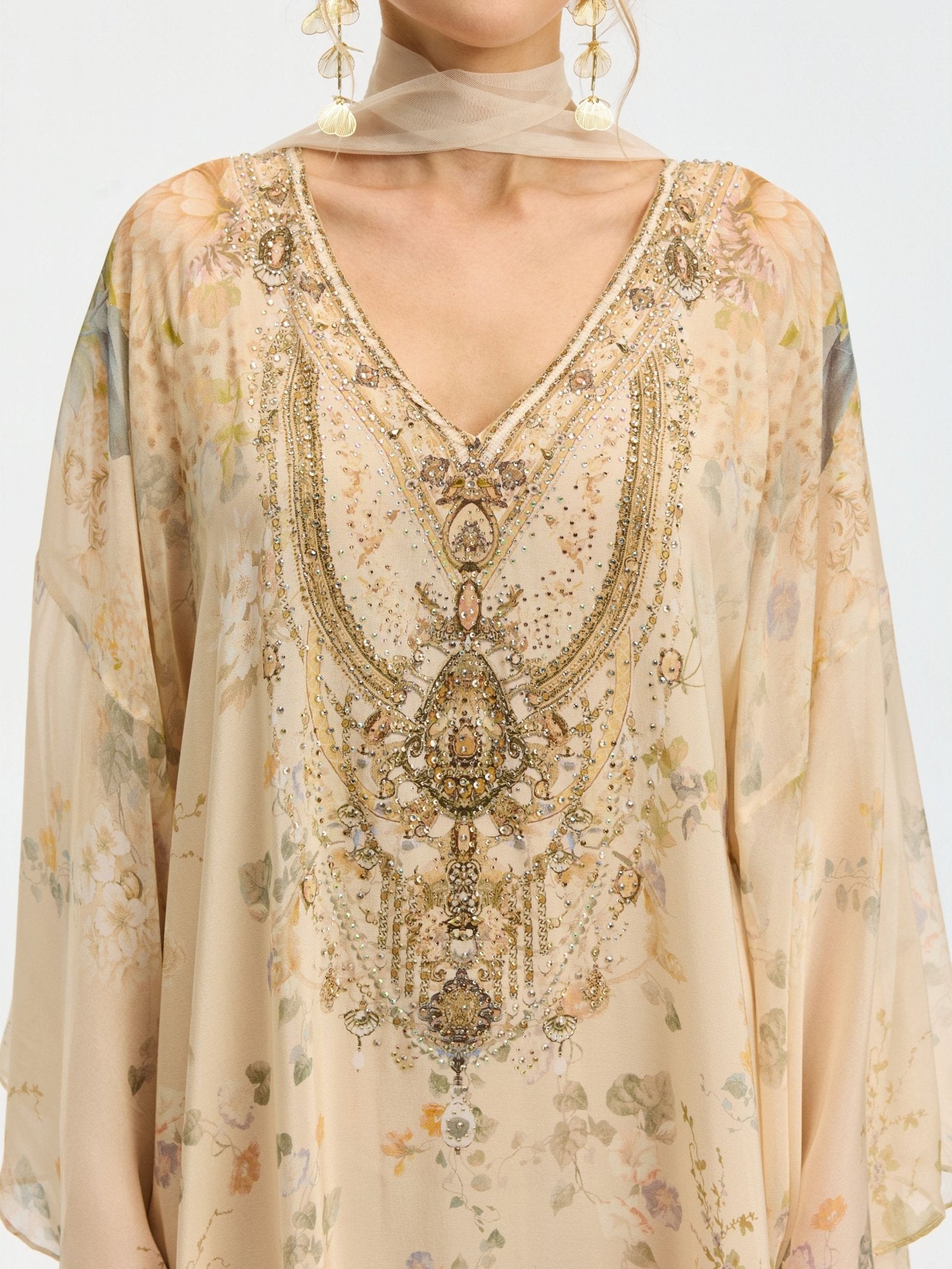 Architectural Print Mulberry Silk Dress - Social Queen