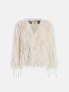 Handmade Fringed Trench Coat in Genuine Wool