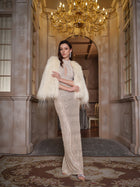 Handmade Fringed Trench Coat in Genuine Wool