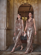 Champagne Sequin Mermaid Skirt