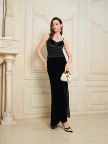 Velvet Lace Cami Top