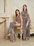 Champagne Sequin Mermaid Skirt