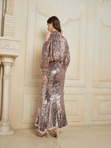 Champagne Sequin Mermaid Skirt