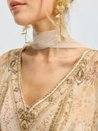 Architectural Print Mulberry Silk Dress - Social Queen