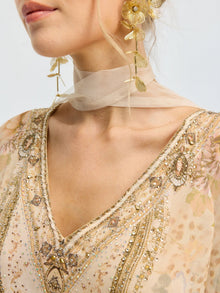 Architectural Print Mulberry Silk Dress - Social Queen