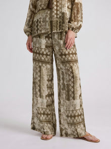 Bohemian Geometric Print Two-Piece Set - Social Queen