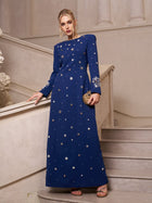 Crystal & Pearl Evening Gown - Social Queen