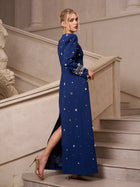 Crystal & Pearl Evening Gown - Social Queen