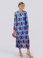 Crystal Trim Lace Shift Dress - Social Queen