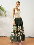 Cutout Lace Cropped Cami Top - Social Queen