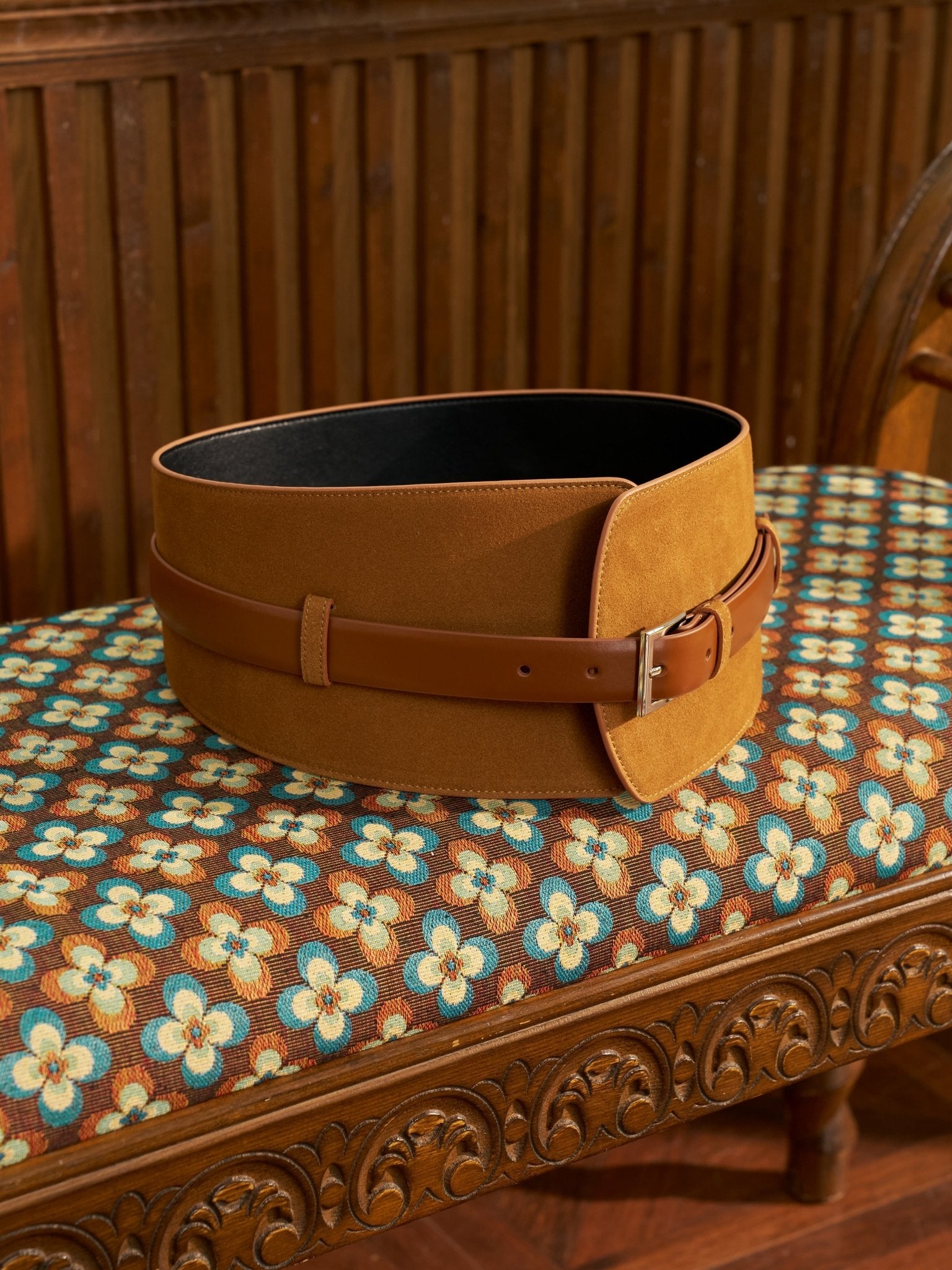 Detachable Suede Waist Belt - Social Queen