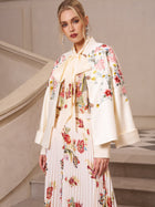 Embroidered Silk - Jacquard Jacket - Social Queen