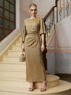 Floral Beaded Knit Dress - Social Queen