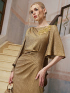 Floral Beaded Knit Dress - Social Queen