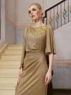 Floral Beaded Knit Dress - Social Queen
