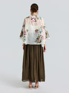 Floral Embroidered Beaded Jacket - Social Queen