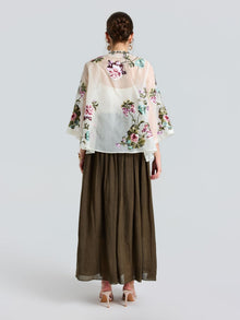 Floral Embroidered Beaded Jacket - Social Queen