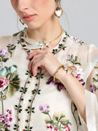 Floral Embroidered Beaded Jacket - Social Queen