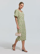 Floral Embroidered Lace Dress - Social Queen