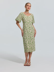 Floral Embroidered Lace Dress - Social Queen