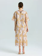 Floral Embroidered Lace Top - Social Queen