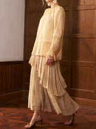 Floral Embroidered Sheer Blouse - Social Queen