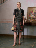 Floral Embroidered Tencel Shirt Dress - Social Queen