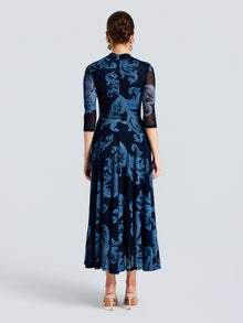 Floral Print Stretch Dress - Social Queen