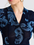 Floral Print Stretch Dress - Social Queen