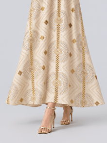 Geometric Sequin Kaftan Dress - Social Queen