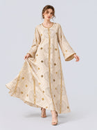 Geometric Sequin Kaftan Dress - Social Queen