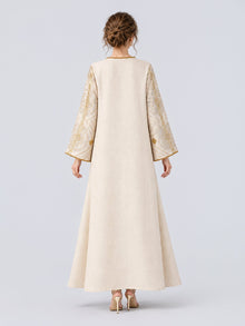 Geometric Sequin Kaftan Dress - Social Queen
