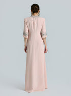 Hand-Embellished A-Line Dress - Social Queen