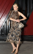 Handcrafted Beaded Fringe Jacket - Social Queen