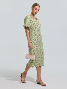 Floral Embroidered Lace Dress