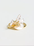 Magnolia Petal Cuff Bracelet - Social Queen
