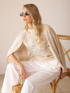 Paisley Print Patchwork Top - Social Queen