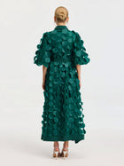 Pearl Embellished Appliqué Dress - Social Queen
