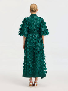 Pearl Embellished Appliqué Dress - Social Queen