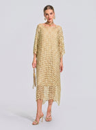 Pearl Embellished Floral Overlay Dress (Slip Dress Included) - Social Queen
