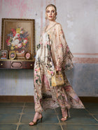 Printed Mulberry Silk Kaftan Dress - Social Queen