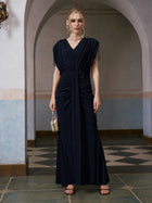 Rhinestone Fringe Knit Gown - Social Queen