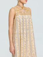 Rose Beaded Sequin Midi Dress - Social Queen