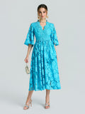 Rose Cutwork Lace Dress - Social Queen