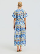 Seahorse Print Shirt Dress - Social Queen