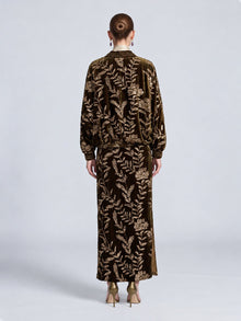 Sequin Embroidered Velvet Jacket - Social Queen