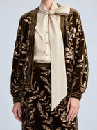 Sequin Embroidered Velvet Jacket - Social Queen