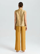 Silk Velvet Wide - Leg Pants - Social Queen