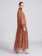 Snake Print Ramie Maxi Dress (Slip Dress Included) - Social Queen